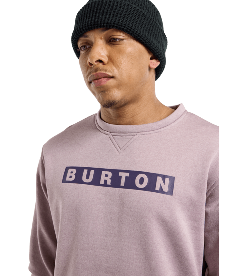 Burton Burton M Oak Pullover Crew | Elderberry Heather