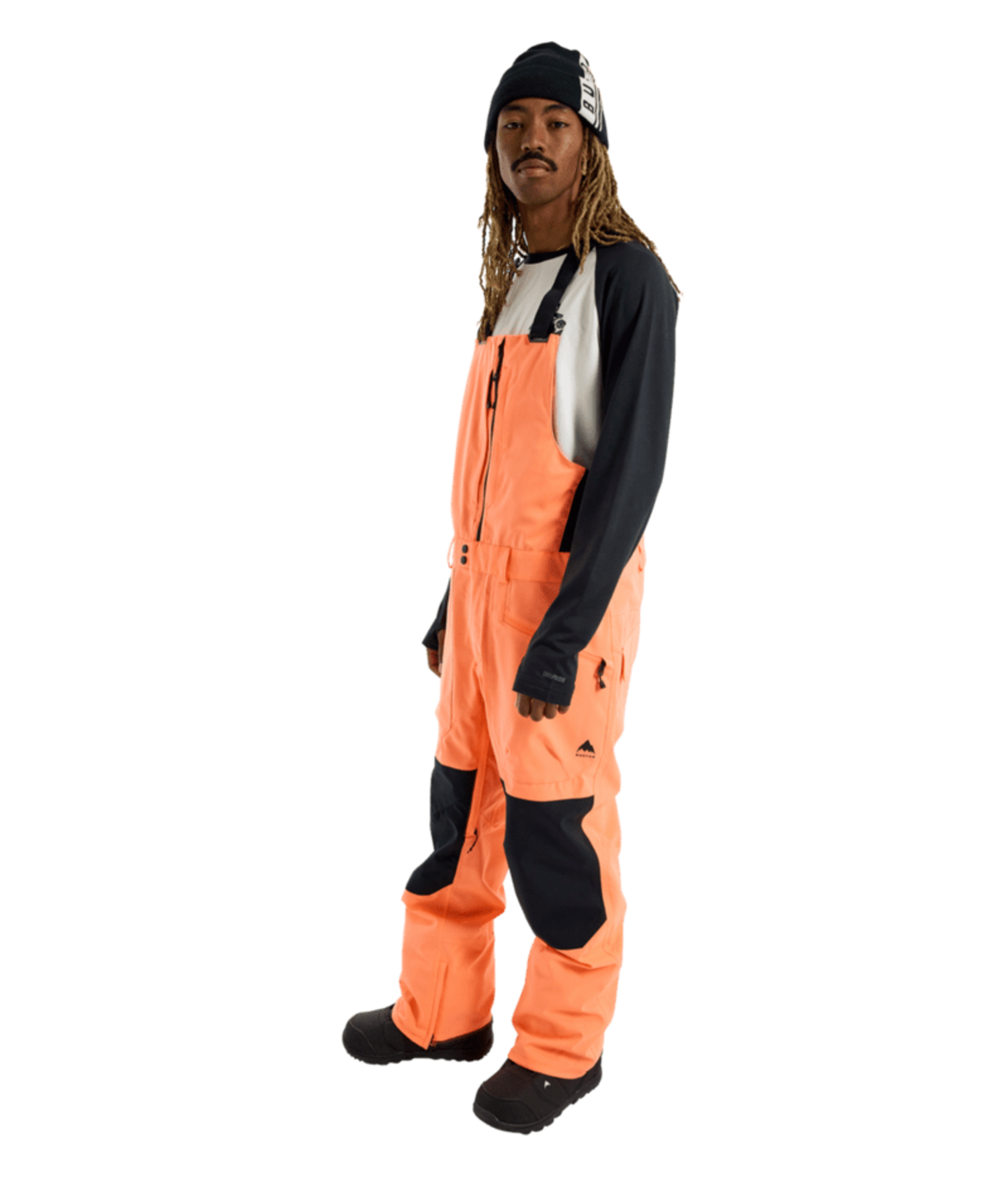 Burton M Reserve 2L Bib Pants | Tetra Orange/True Black - S3 Boardshop