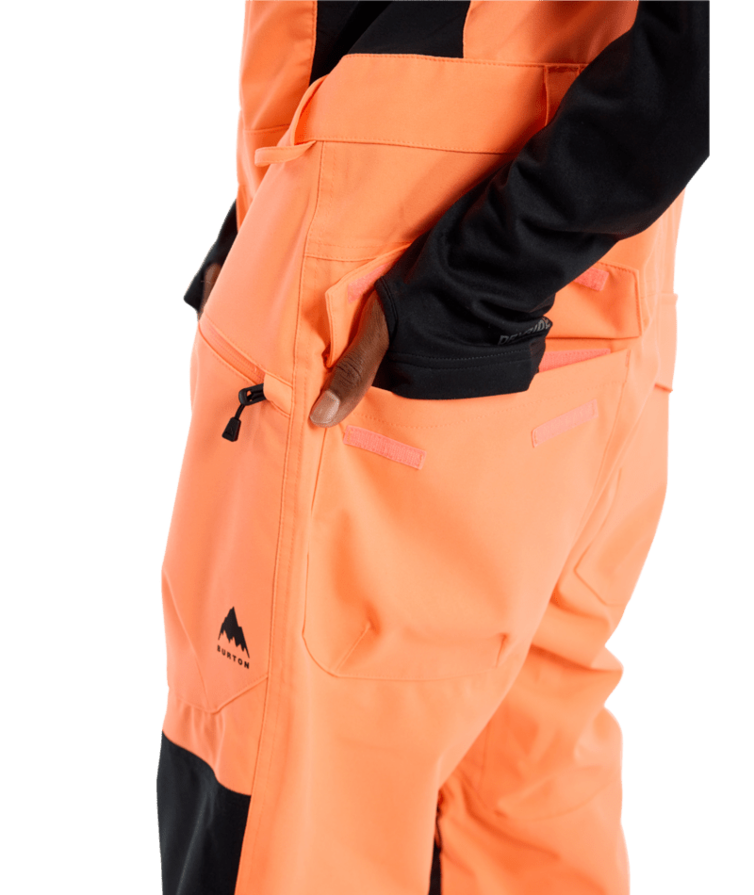 Burton M Reserve 2L Bib Pants | Tetra Orange/True Black - S3 Boardshop