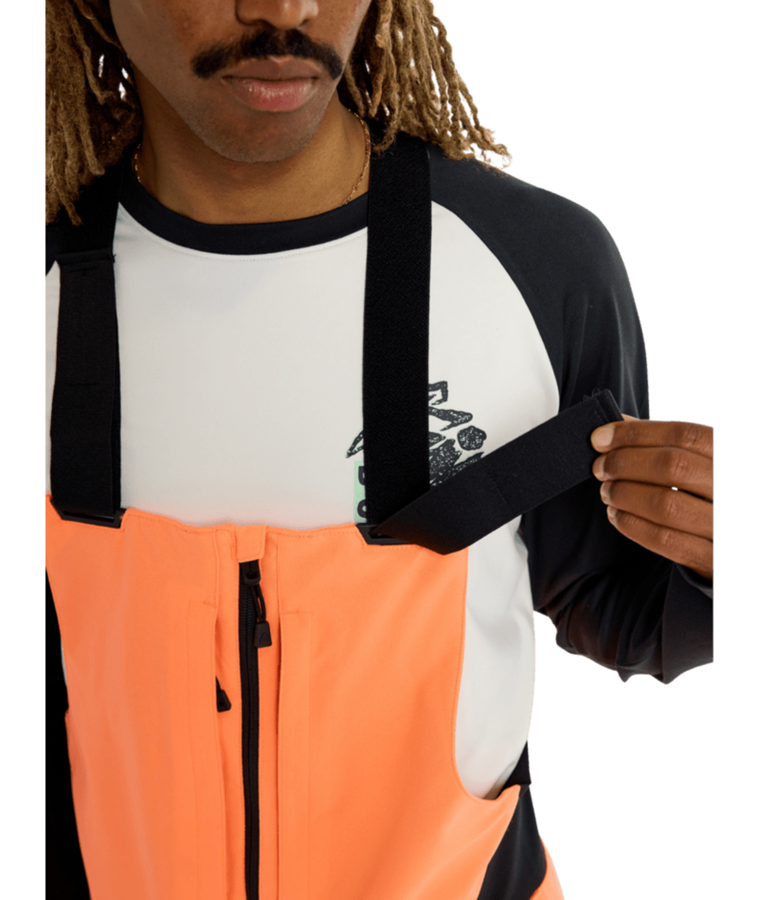 Burton M Reserve 2L Bib Pants | Tetra Orange/True Black - S3 Boardshop