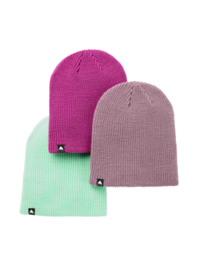 Burton Burton Y Recycled Dnd Beanie - 3 Pack | Elderberry/Jewel Green/Vivid Viola