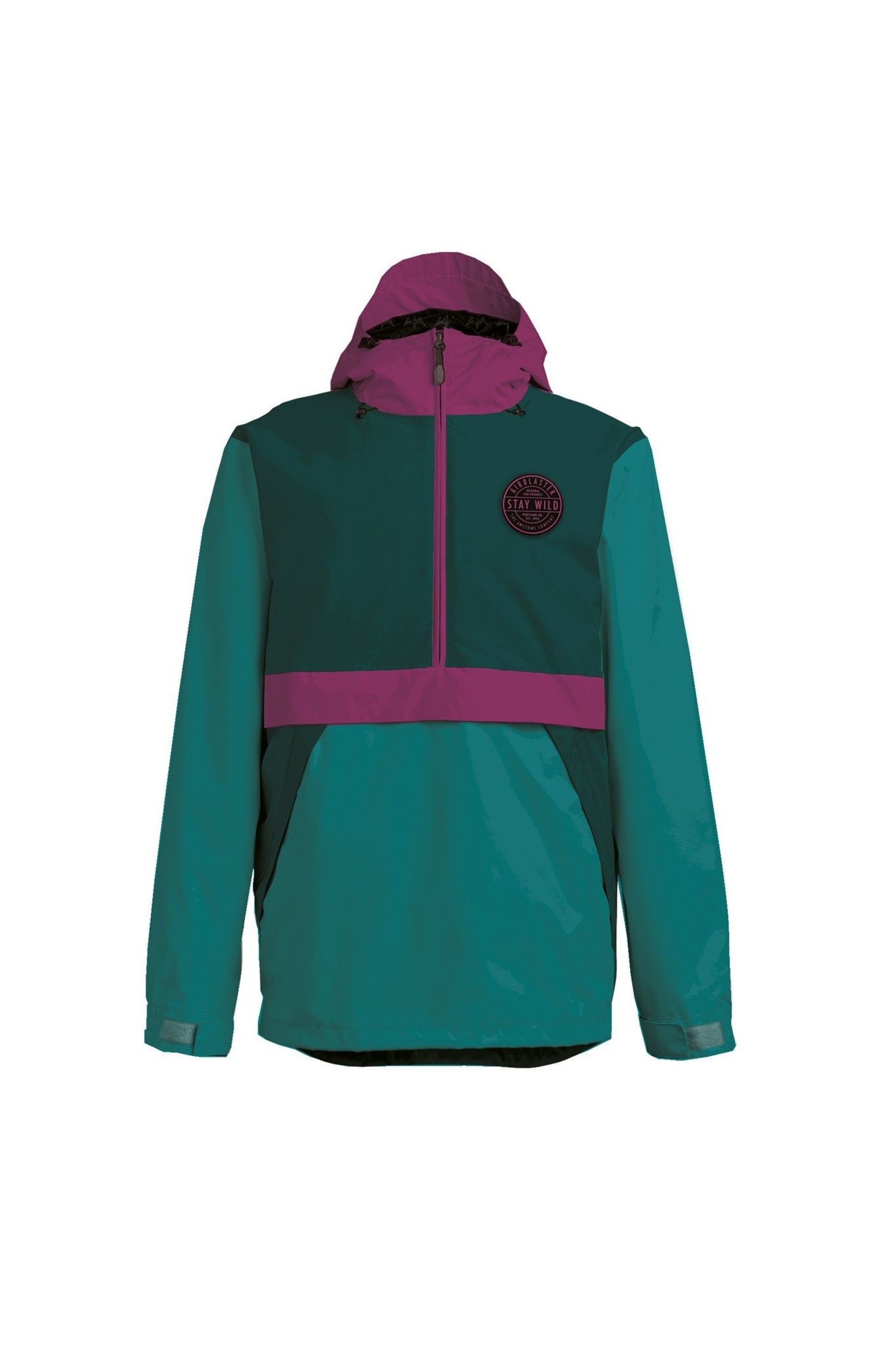 Airblaster M Trenchover Jacket | Spruce / Magenta - S3 Boardshop