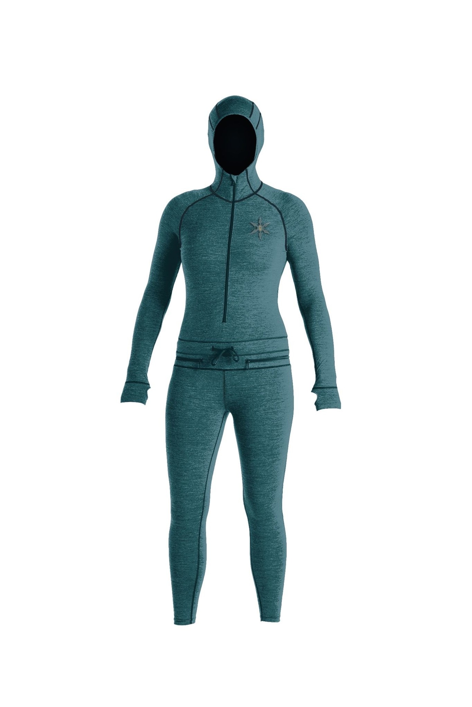 (取寄) エアブラスター ニンジャ タートルネック Airblaster Ninja Turtleneck Blackberry Earth Life Airblaster W Merino Ninja Suit | Spruce - The Drop Rideshop