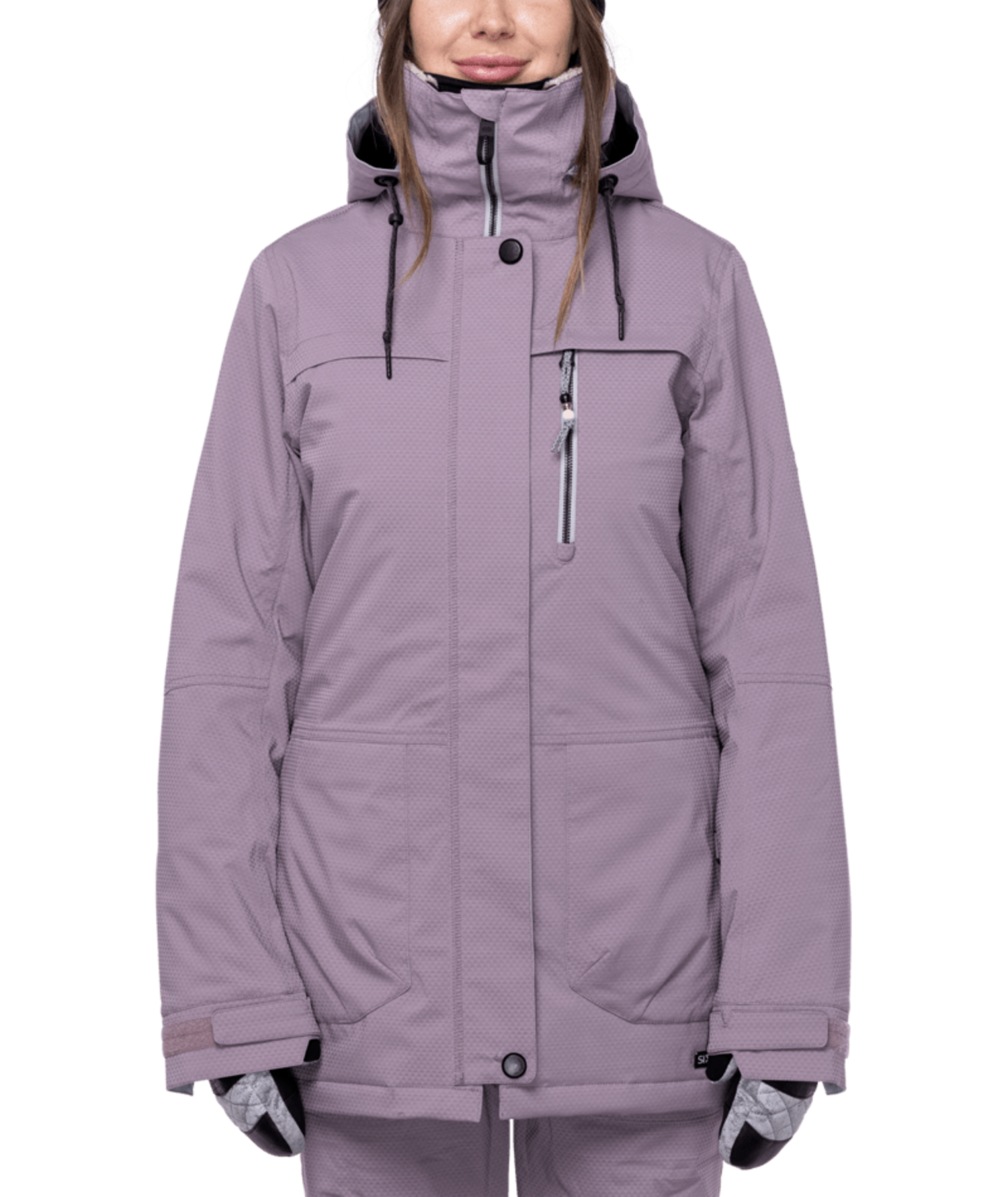 686 W Spirit Insulated Jacket | Dusty Orchid Geo Jacqrd - S3 Boardshop