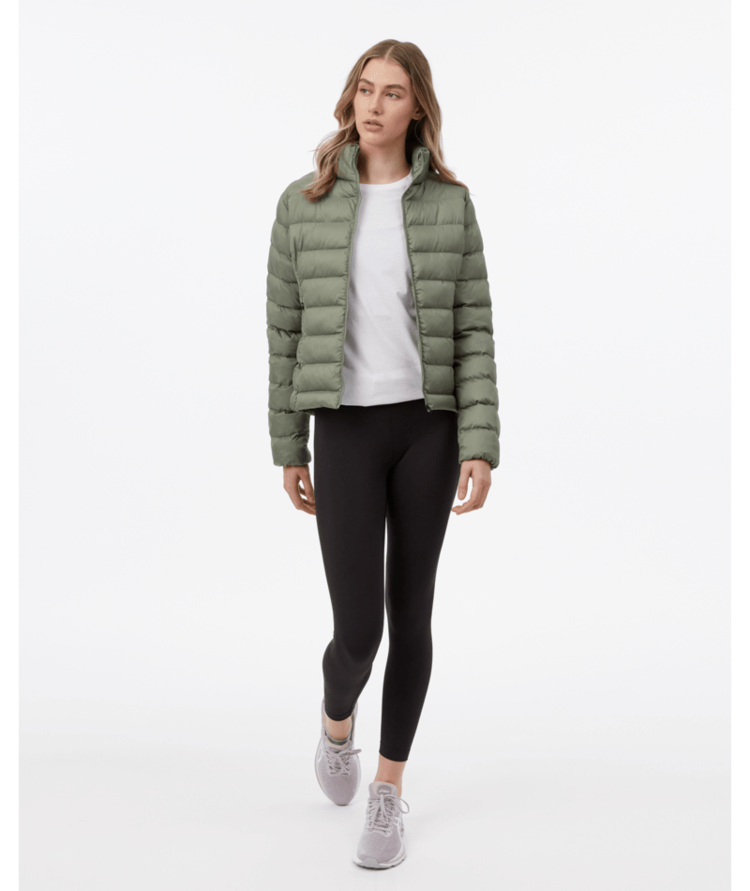 Tentree Tentree Womens Cloud Shell Packable Puffer | Agave Green