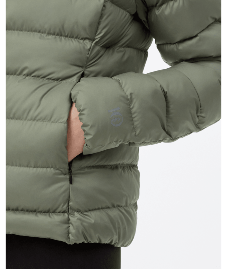 Tentree Tentree Womens Cloud Shell Packable Puffer | Agave Green
