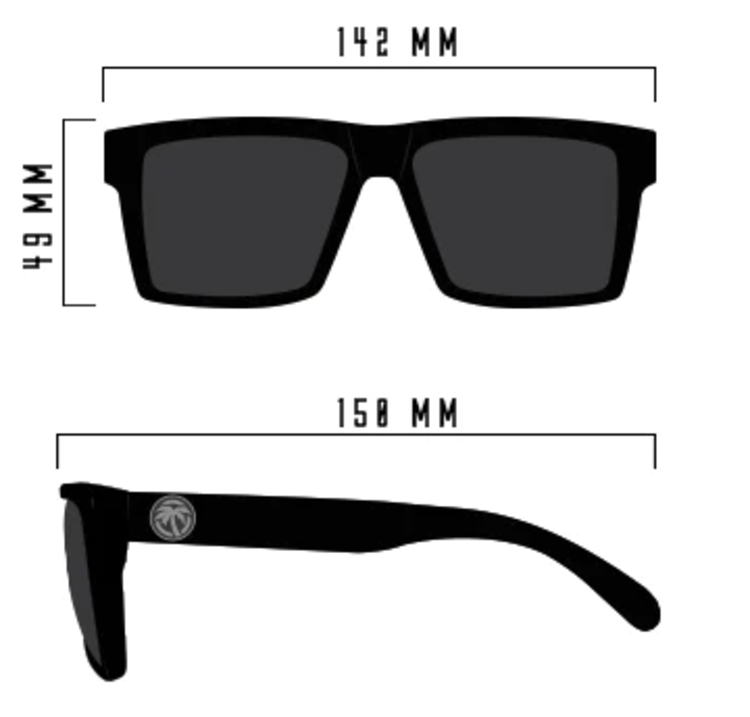 Heatwave Heatwave Vise Z87 Black | Blue Light Blocking Lens