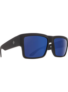 Spy Spy Cyrus Soft Matte Black | Happy Bronze w/ Blue Spectra Mirror