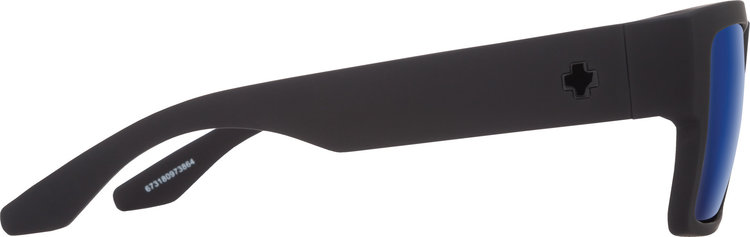 Spy Spy Cyrus Soft Matte Black | Happy Bronze w/ Blue Spectra Mirror