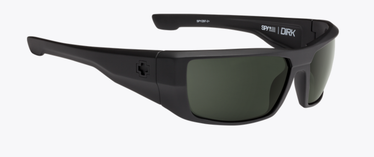 Spy Spy Dirk Sosi Ansi Rx Matte Black  | Happy Gray Green