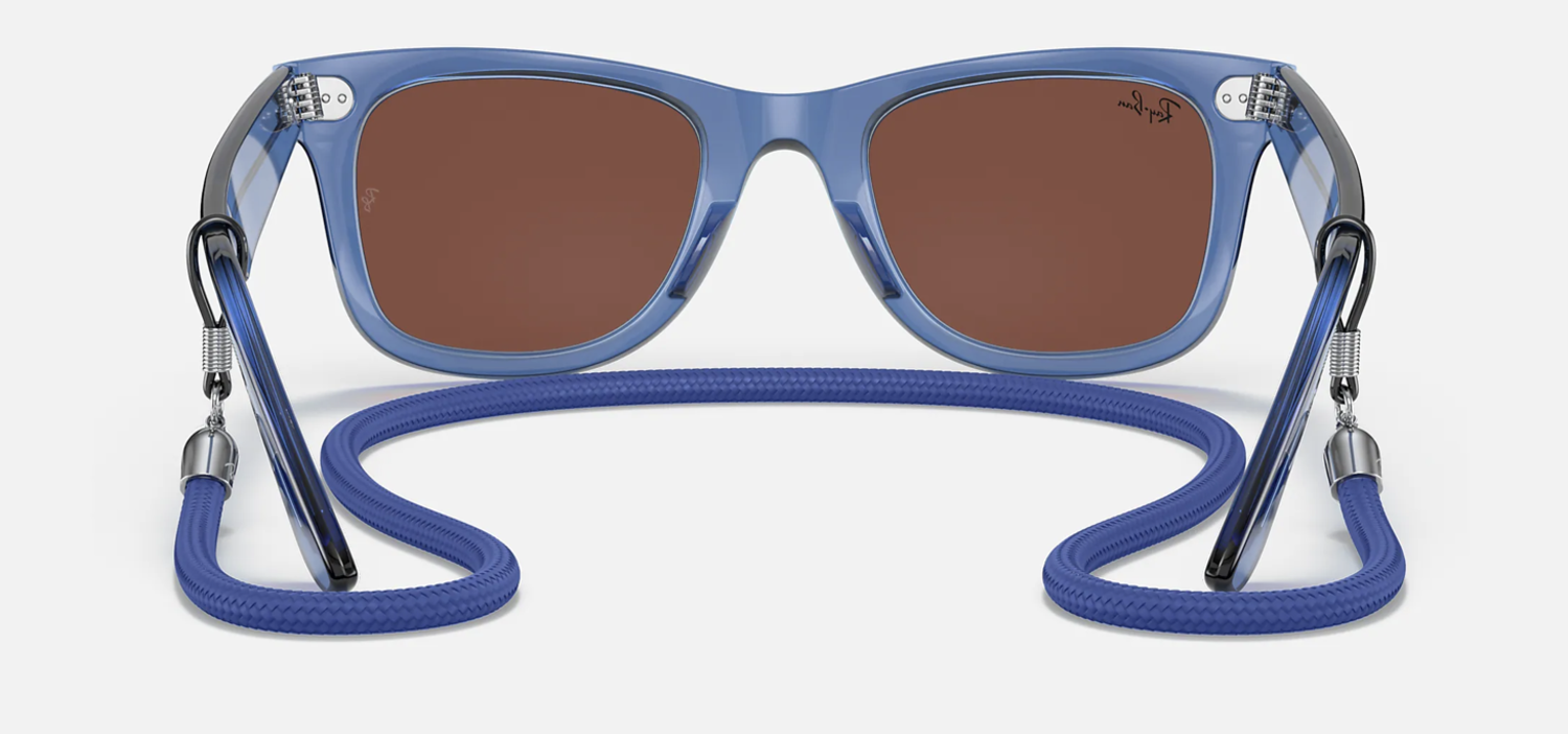 Ray Ban Ray-Ban Wayfarer Transparent Blue | 6587C552 - S3 Boardshop