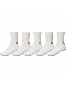 Globe Globe Minibar Crew Sock 5-Pack (Mens) | White