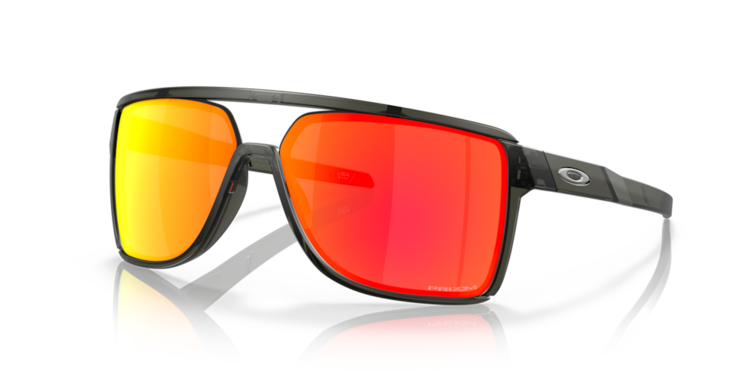 Oakley Oakley Castel Matte Grey Smoke | Prizm Ruby