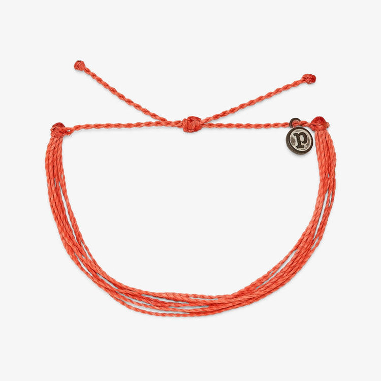 Pura Vida Pura Vida Original Bright Solid Bracelet | Coral