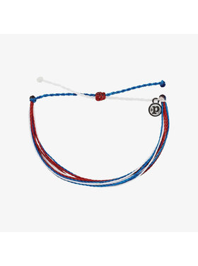Pura Vida Pura Vida Original Bright Bracelet | Red/White/Blue