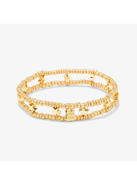 Pura Vida Pura Vida Star Stretch Bracelet | Gold