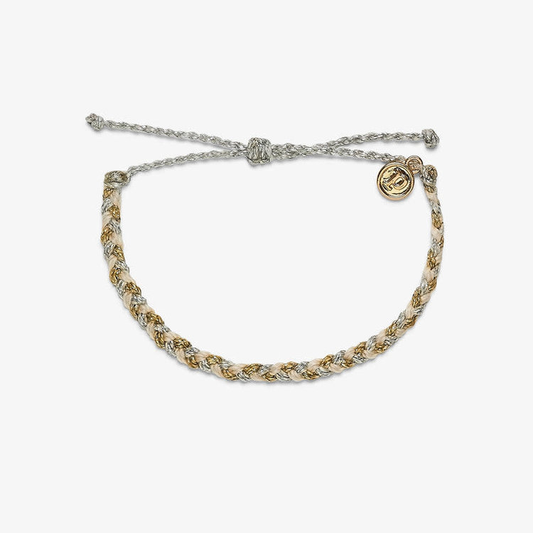 Pura Vida Pura Vida Mini Braided Multi | Metallic Mix