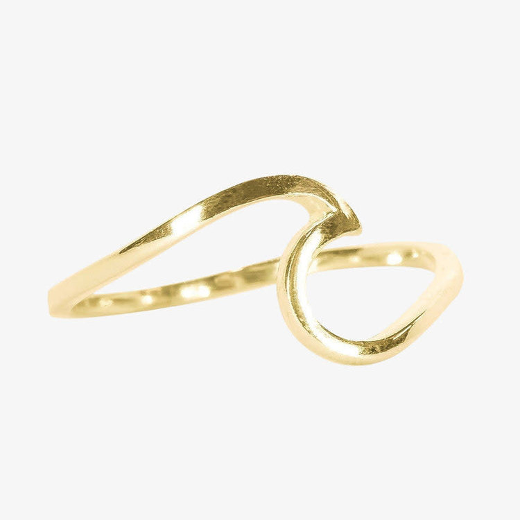 Pura Vida Pura Vida Wave Ring | Gold