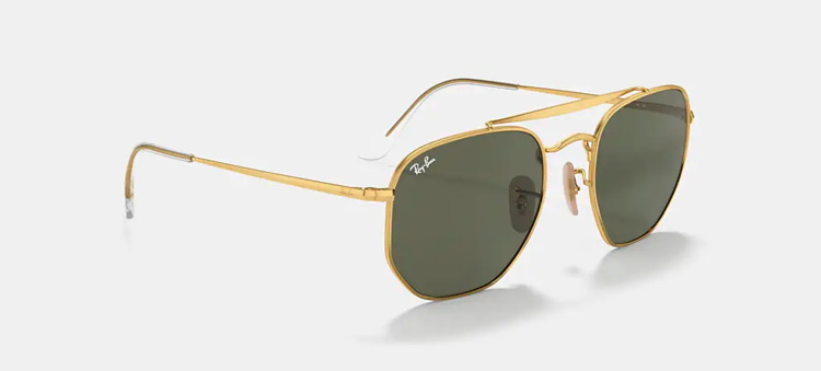 Ray Ban Ray Ban The Marshal Arista Gold | G-15 Green