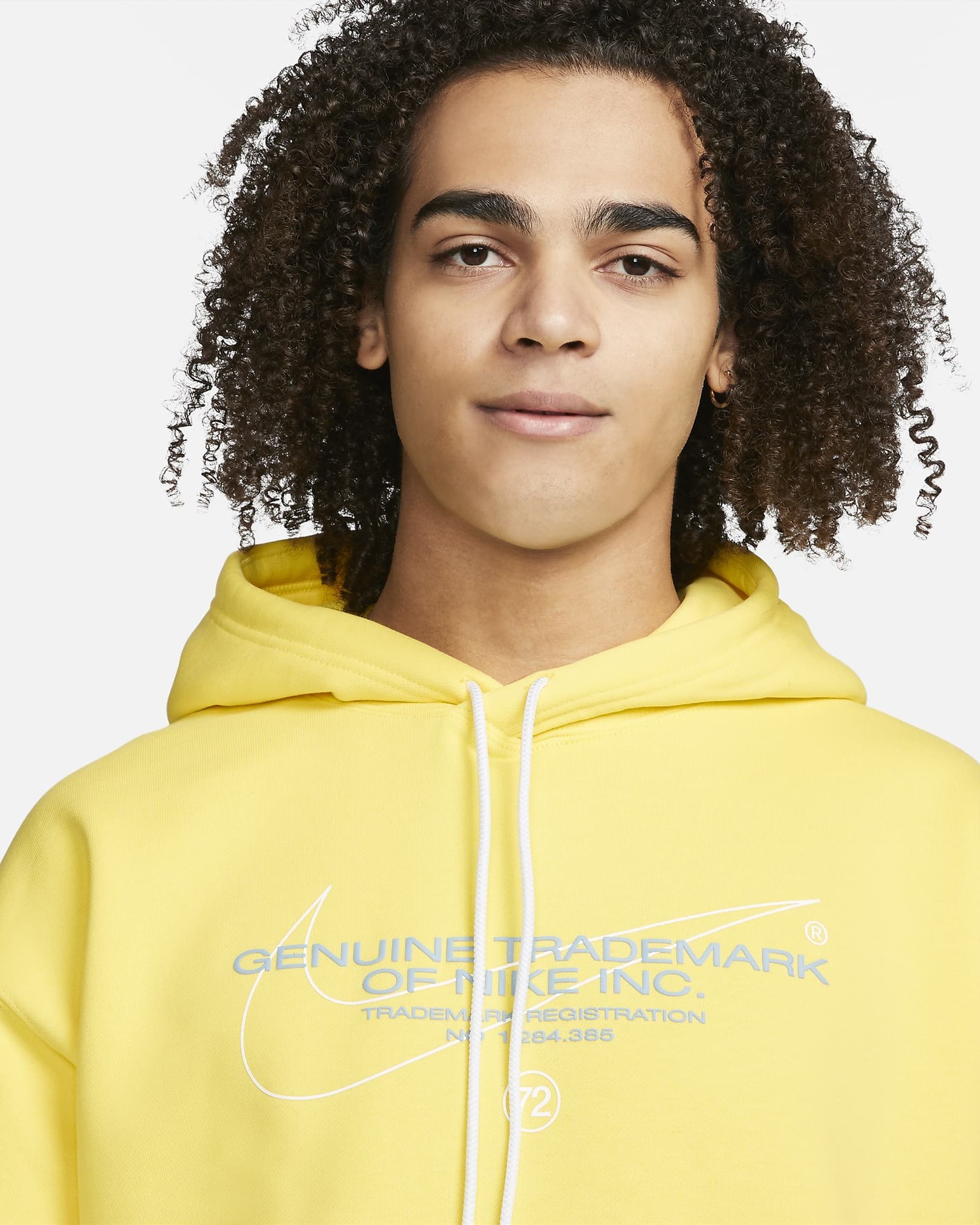 Nike Sb Sb Fleece Gen Trademark Logo Yellow Strike