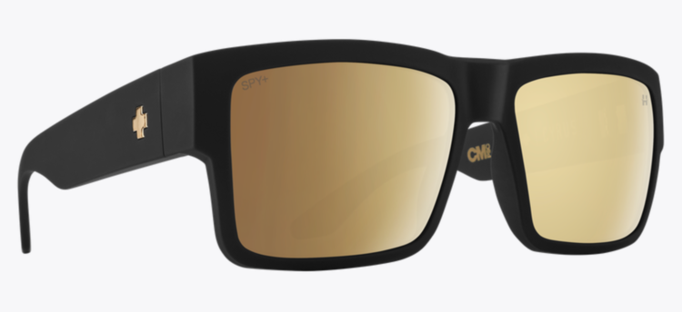 Spy Spy Cyrus Club Midnite Soft Matte Black | Happy Bronze Gold Spectra Mirror