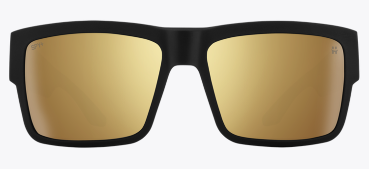Spy Spy Cyrus Club Midnite Soft Matte Black | Happy Bronze Gold Spectra Mirror