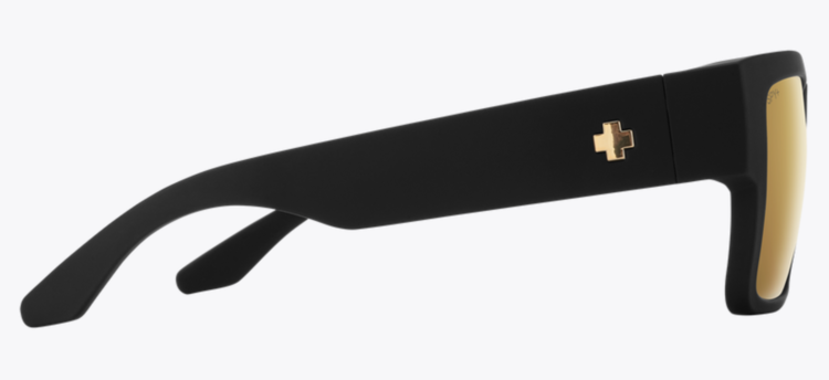 Spy Spy Cyrus Club Midnite Soft Matte Black | Happy Bronze Gold Spectra Mirror