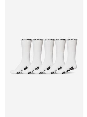 Globe Globe Whiteout Sock 5 Pack | White