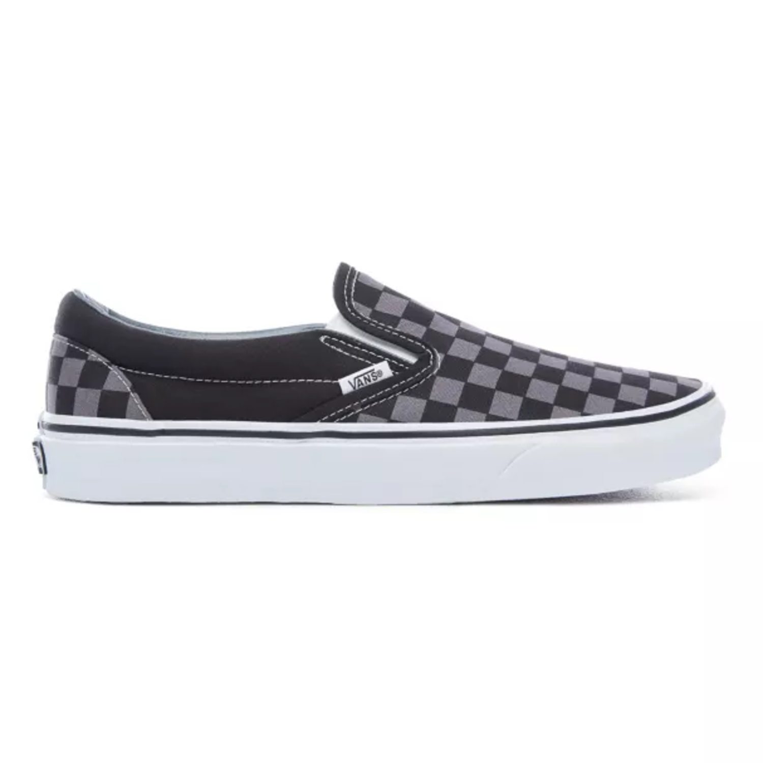 Brown and clearance black checkered vans