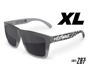 Heat Wave Visual XL Vise Z87 Hydroshock Polarized Sunglasses - Grey - One Size