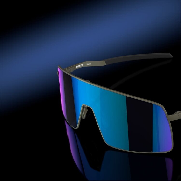 Oakley Oakley Sutro Ti Satin Lead | Prizm Sapphire