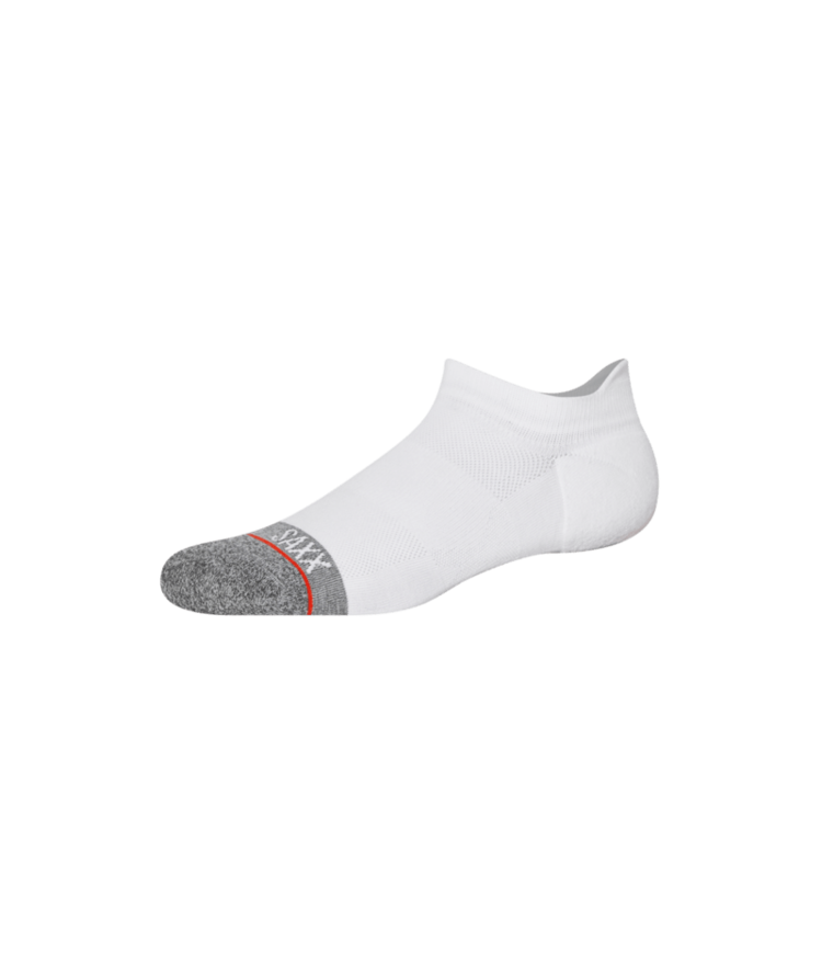 SAXX Saxx Whole Package Ankle | White/Grey Heather