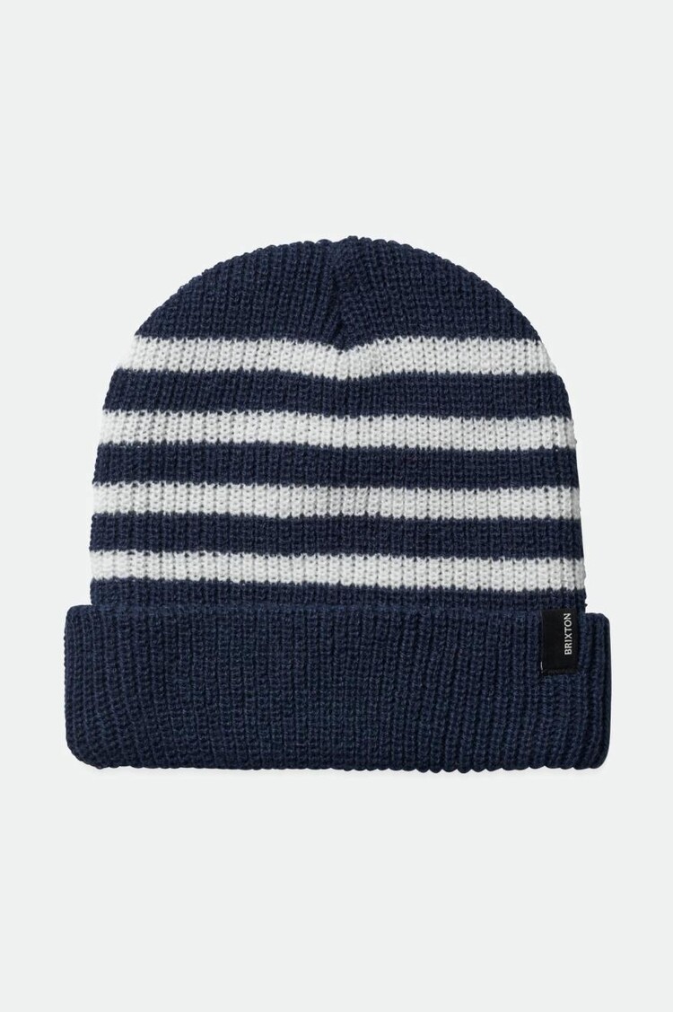 Brixton Brixton M Heist Beanie| washed Navy/white