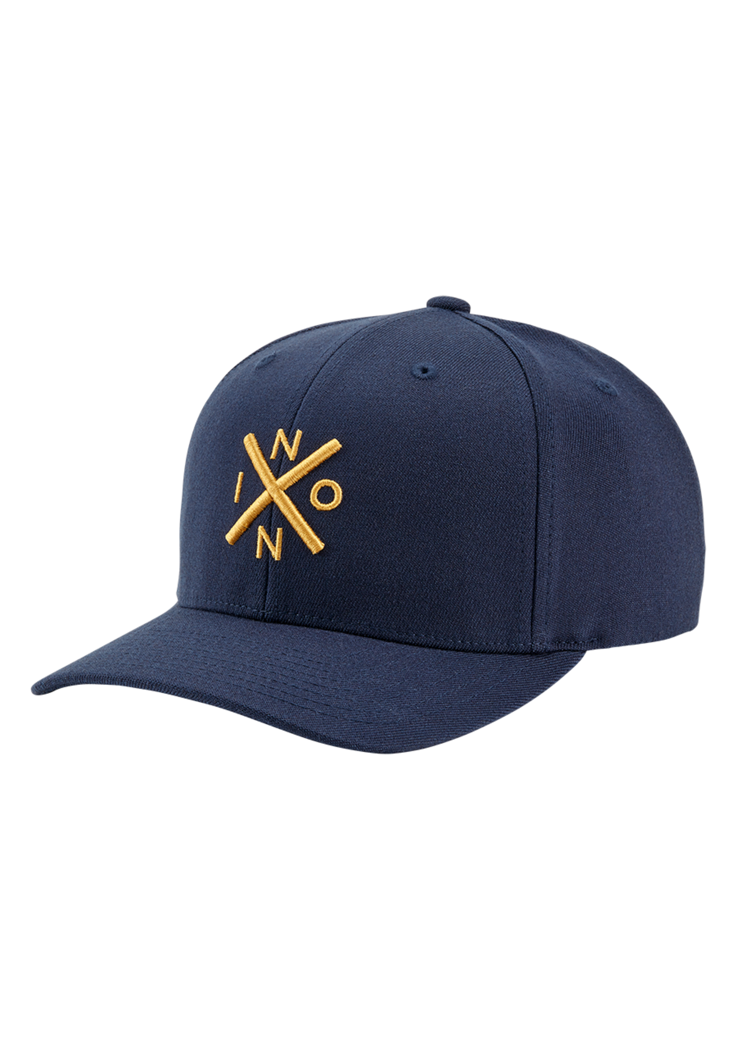 Nixon Nixon Exchange Flexfit Hat | Navy/Gold