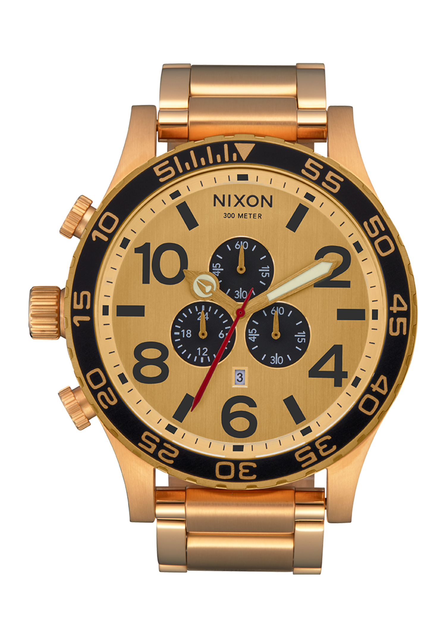 NIXON 51-30 CHRONO BLACK - 腕時計(アナログ)