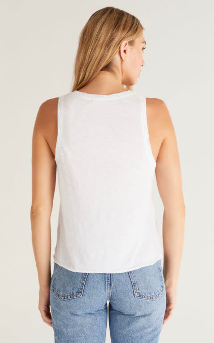 Z Supply Z Supply Journey Cotton Slub Tank | White