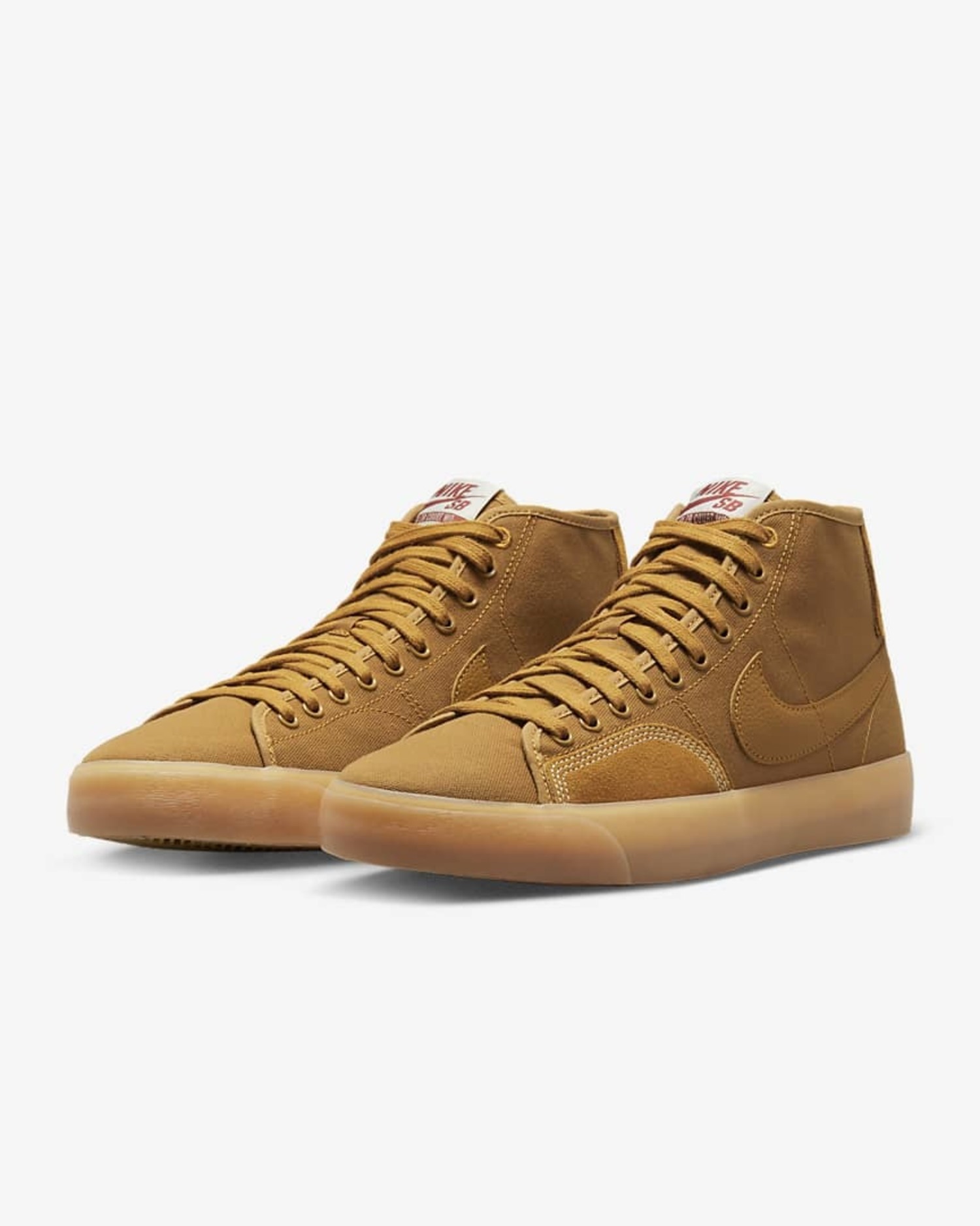 Nike Sb Blazer Court Mid Prm | Desert Ochre-Hyper Royal - S3 Boardshop