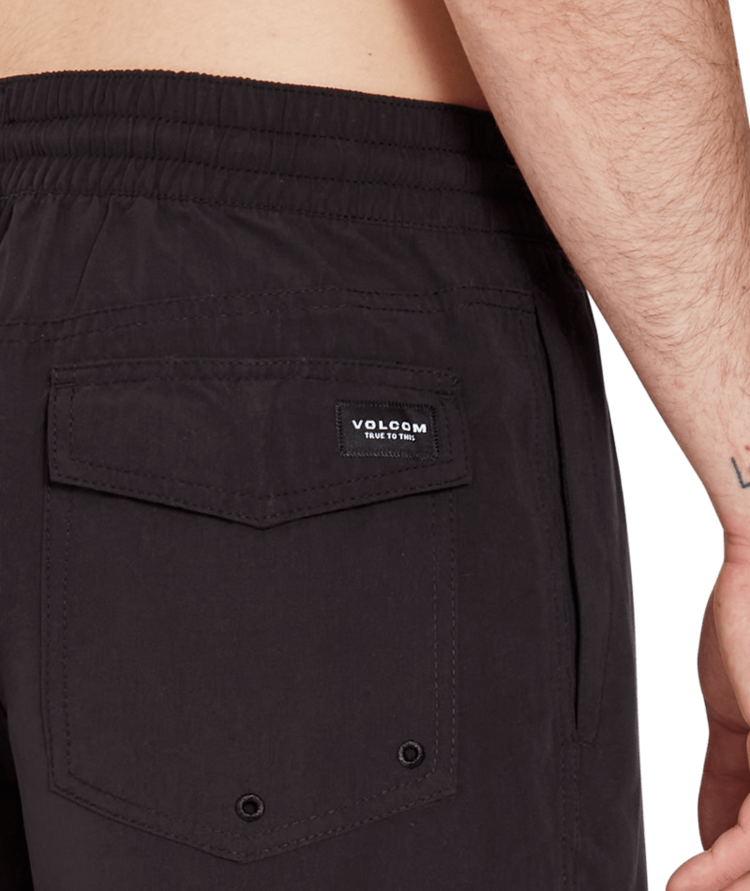 Volcom Volcom Mens Lido Solid Trunk 16 | Black