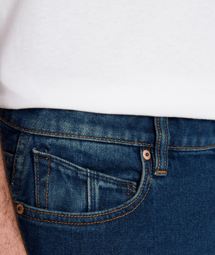 Volcom Volcom Mens Nailer Denim | Matured Blue