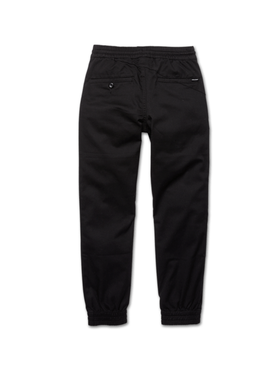 Frickin Slim Elastic Waist Joggers - Black