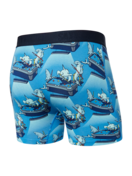 SAXX Ultra Stretch Boxer Briefs - Men's Boxers in Pool Shark Pool Blue