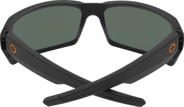 Spy Spy General Dale Jr Matte Black | Happy Gray Green w/ Orange Spectra Mirror
