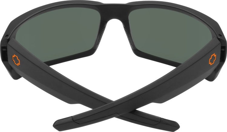 Spy Spy General Dale Jr Matte Black | Happy Gray Green w/ Orange Spectra Mirror