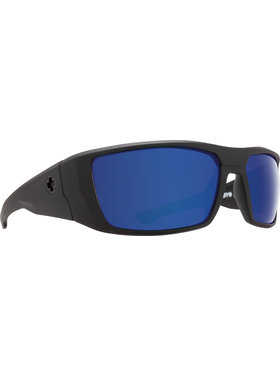 Spy Spy Dirk Matte Black | Happy Bronze Polar w/ Blue Spectra Mirror