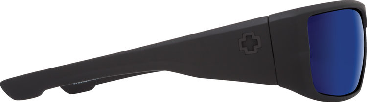 Spy Spy Dirk Matte Black | Happy Bronze Polar w/ Blue Spectra Mirror