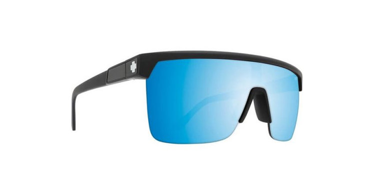 Spy Spy Flynn 5050 Soft Matte Black | Happy Boost Polar Ice Blue Mirror