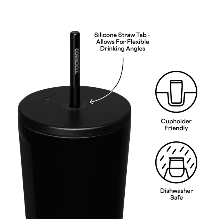 Corkcicle Cold Cup 24oz | Matte Black