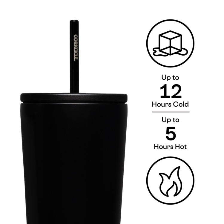 Corkcicle Cold Cup 24oz | Matte Black