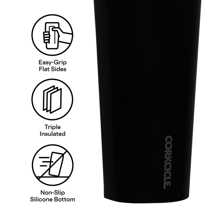 Corkcicle Cold Cup 24oz | Matte Black
