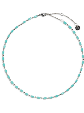 Pura Vida Pura Vida Blue Skies Chain Choker | Silver